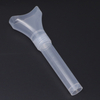 Plastic disposable funnel collect saliva samples