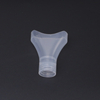 Plastic disposable funnel collect saliva samples