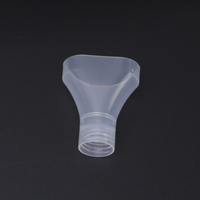 Plastic disposable funnel collect saliva samples