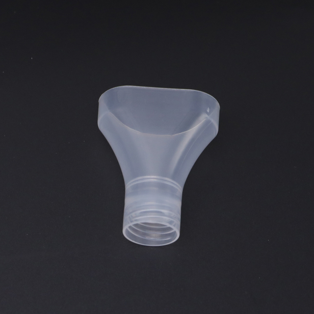 Plastic disposable funnel collect saliva samples