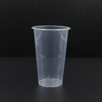 500ml beverage cup plastic disposable cups transparent 