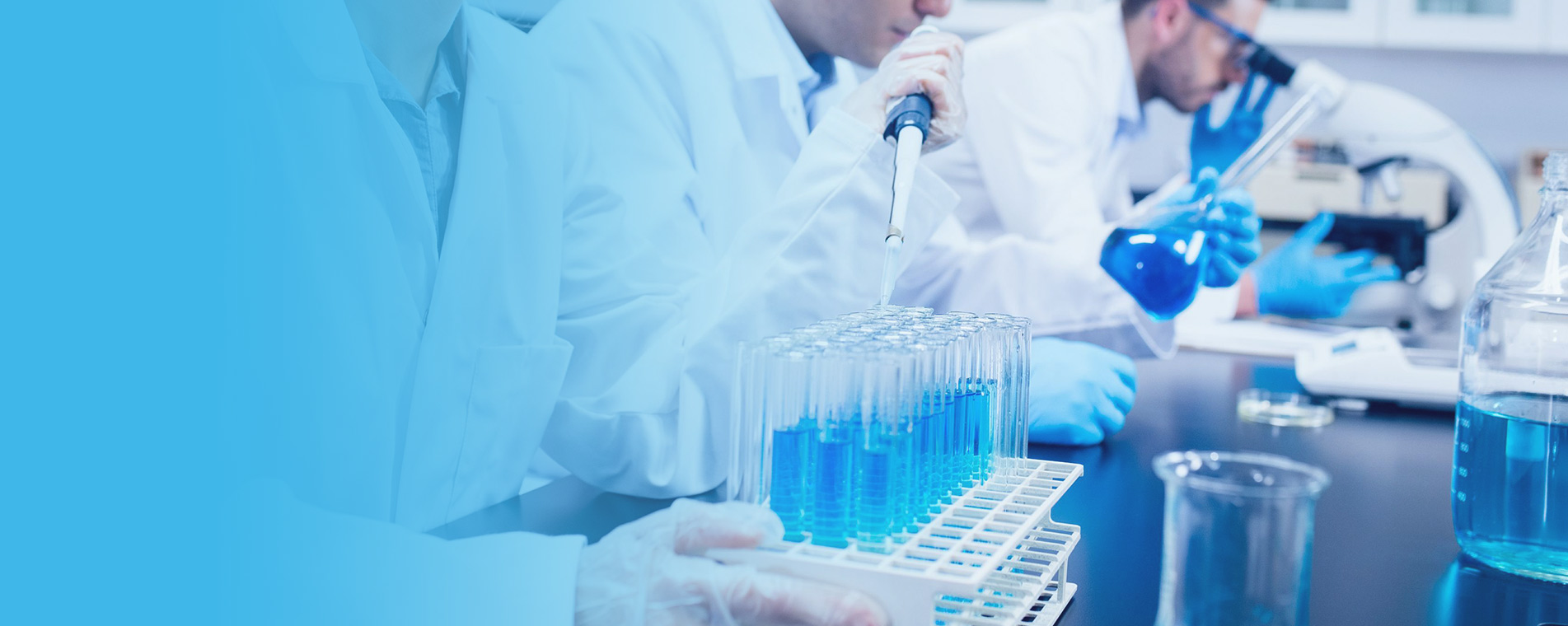 Banner highlighting services including Certification Audit, Inspection, Analysis and R&D, and Standardized Services for quality assurance and innovation.